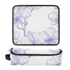 2-in-1 Hair Tool Organizer with Heat-Resistant Padded Carrying Bag, Waterproof Organizer for Flat Irons and Curling Irons, Natural Orchid, White view 3