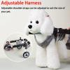 Adjustable Dog Wheelchair for Disabled Pets, 2-Wheel Rehabilitation Cart for Hind-Leg Mobility Issues view 4