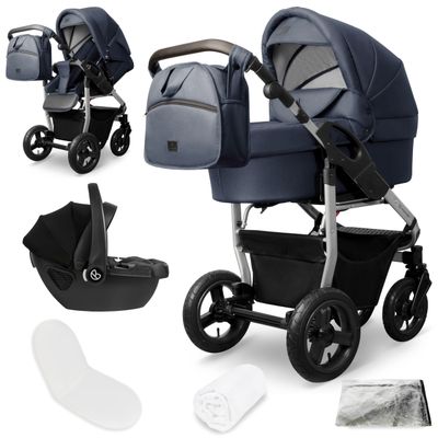 Bergsteiger Capri 3-in-1 Travel System with Bassinet, Seat and Infant Car Seat