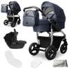 Bergsteiger Capri 3-in-1 Travel System with Bassinet, Seat and Infant Car Seat view 1