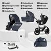 Bergsteiger Capri 3-in-1 Travel System with Bassinet, Seat and Infant Car Seat view 3