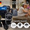 Bergsteiger Capri 3-in-1 Travel System with Bassinet, Seat and Infant Car Seat view 4