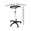 Salon Trolley with Tray, Adjustable Height, PP and Stainless Steel view 2