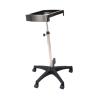 Salon Trolley with Tray, Adjustable Height, PP and Stainless Steel view 3