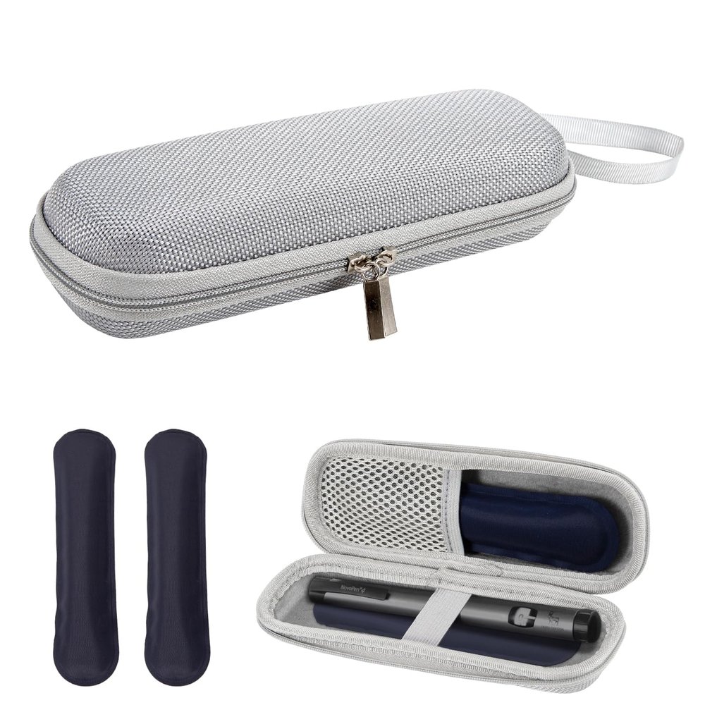 Insulin Cooler Bag with 2 Ice Packs, TSA-Approved
