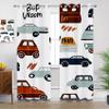 Generic Blackout Cartoon Car Curtains for Boys, 2-Piece Set, H175 x W140 cm view 2