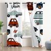 Generic Blackout Cartoon Car Curtains for Boys, 2-Piece Set, H175 x W140 cm view 3
