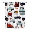 Generic Blackout Curtains with Grommets, Cartoon Car Design, 2-Piece Set, H200 x W140 cm view 1