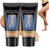 2-Piece Waterproof Body Makeup, Body Coverage Perfector for Legs, Wheat & Brown No. 3 view 1