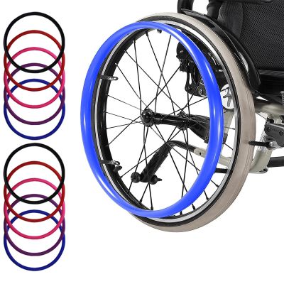 Non-Slip Silicone Handrim Covers for Wheelchair Rear Wheels