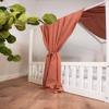 tiSsi Muslin Canopy for House Beds 90 x 200 cm, Mocha view 2