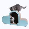 huanglyc-232 Cat Scratching Tree, Cloud-Shaped Scratch Pad, Drill-Mount Type view 1