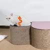 huanglyc-232 Cat Scratching Tree, Cloud-Shaped Scratch Pad, Drill-Mount Type view 4