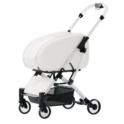 3-in-1 Foldable Pet Stroller with Removable Carrier and Sunshade, Waterproof, for All Terrains