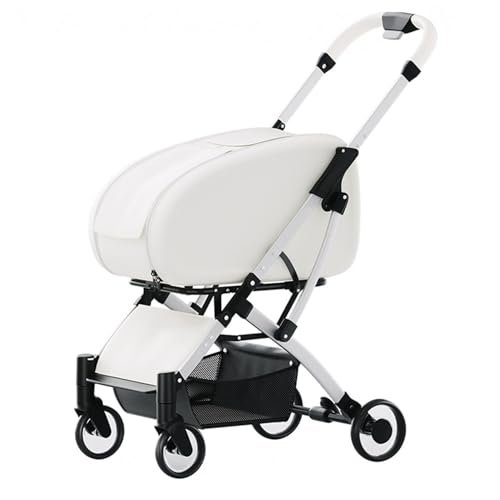 3-in-1 Foldable Pet Stroller with Removable Carrier and Sunshade, Waterproof, for All Terrains