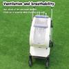 3-in-1 Foldable Pet Stroller with Removable Carrier and Sunshade, Waterproof, for All Terrains view 3