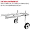 Adjustable Dog Wheelchair for Rear Legs, 2-Wheel Mobility Aid, Size M view 3