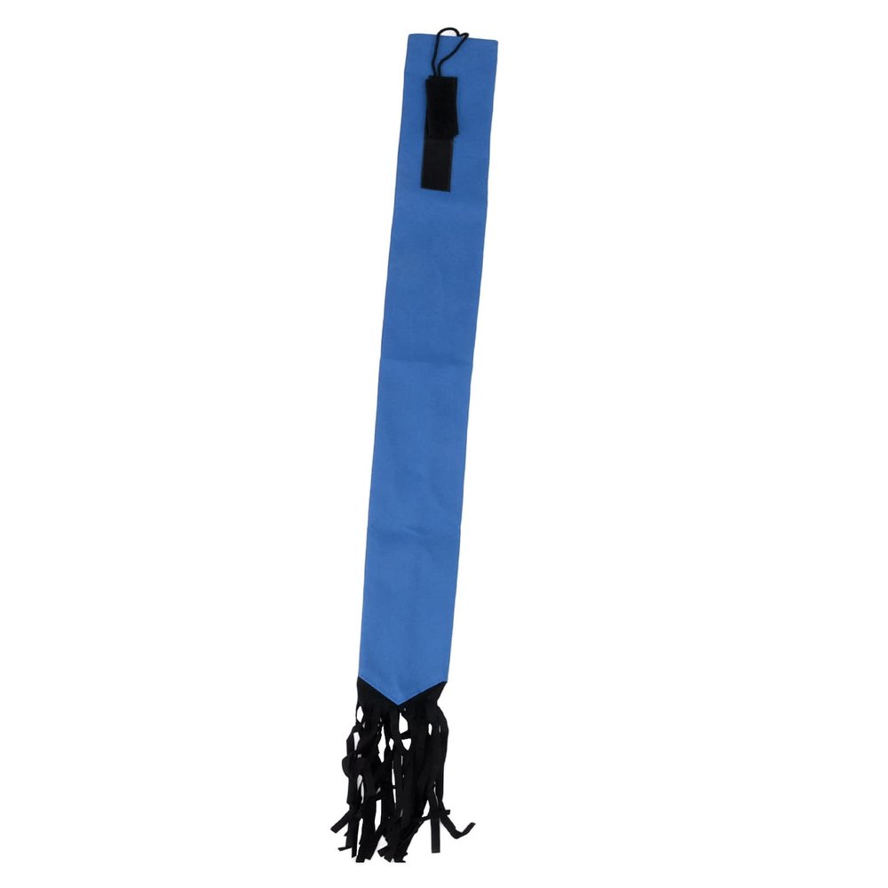 NDNCZDHC 27.6 x 3 in Horse Tail Bag with Fringe Design, Blue