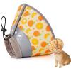 Avont Lightweight Cat Recovery Collar, Adjustable Leak-Proof Neck for Small Dogs and Cats Post-Surgery - S/Orange view 1