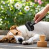 Deshedding Comb with Ergonomic Handle & Easy Cleaning view 3