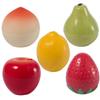CALLARON 5-Piece Fruit-Shaped Cream Jars, 30 g, ABS, with Lids view 1