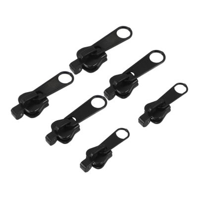 Veemoon 6-Piece Universal Detachable Zipper Pull Set, POM and Zinc Alloy