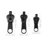 Veemoon 6-Piece Universal Detachable Zipper Pull Set, POM and Zinc Alloy view 2