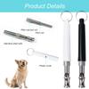 INSPUTOL Adjustable Dog Whistles 2-Pack with Lanyard (White + Black) view 2