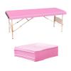 10-Pack Disposable Massage Table Sheets, Waterproof, Pink, 100 x 200 cm view 1