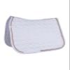 HKM Rosegold Glamour Style Saddle Pad, White, Pony view 1