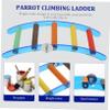 UPKOCH Acrylic Parrot Arch Ladder with Matte Surface view 4