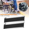 Telescoping Wheelchair Ramps, Non-Slip, Portable, Adjustable and Foldable view 4
