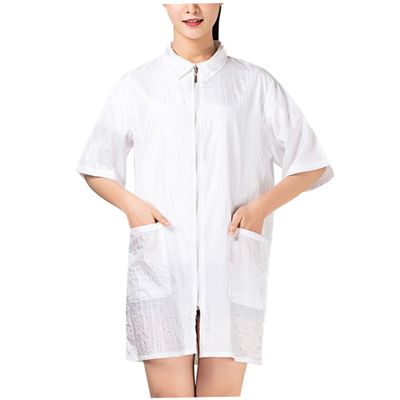 Size L Nylon and Fiber Hairdressing Uniform for Salons