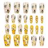 Cute Nails Press-On Nails for Girls, 24-Piece Bee & Flower Set view 1
