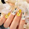 Cute Nails Press-On Nails for Girls, 24-Piece Bee & Flower Set view 2