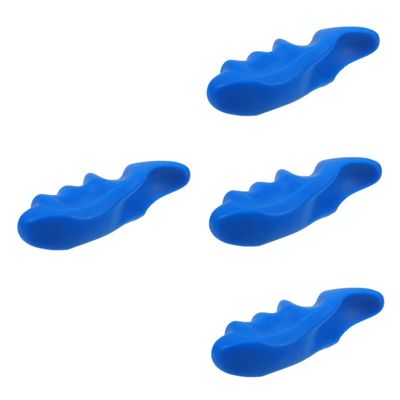 BESTYASH 4-Piece Plastic Thumb Acupressure Massager, Blue