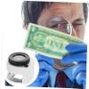 LED Pocket Magnifying Glass, 30-Piece, Aluminum Alloy and Glass view 2