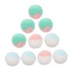 UPKOCH 10-Piece Plush Cat Ball Toy Set, Interactive, Random Colors view 1