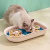 Double-Bowl Design | Interactive Slow Feeder Dog Bowl view 2