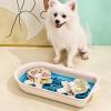 Double-Bowl Design | Interactive Slow Feeder Dog Bowl view 3