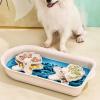 Double-Bowl Design | Interactive Slow Feeder Dog Bowl view 4