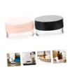 SHERCHPRY 2-Piece Powder Containers, Refillable Plastic Jars for Talc and Body Powder view 2