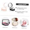 SHERCHPRY 2-Piece Powder Containers, Refillable Plastic Jars for Talc and Body Powder view 3