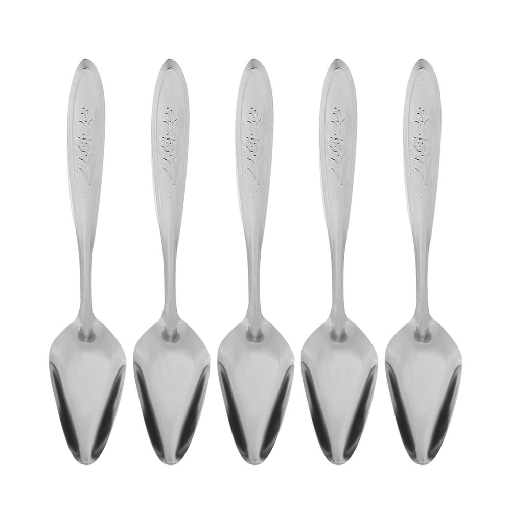 Fuchooky 5pcs Stainless Steel Parrot Feeding Spoons