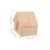 TOYANDONA Hamster House Sleeping Hideaway, Beige, for Small Pets view 2