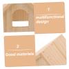 TOYANDONA Hamster House Sleeping Hideaway, Beige, for Small Pets view 4
