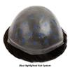 XUJUAN-0227 Men's Toupee, Blue Highlighted Human Hair, 0.06–0.08 mm Full-Skin Base, Double-Knotted Hair Replacement System (7 x 9) view 2