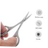 OATIPHO 3-Piece Stainless Steel Grooming Scissors Set for Facial Hair, Eyebrows, Nose Hair and Makeup view 4