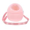 Breathable Hamster Shoulder Bag with Long Shoulder Strap, Velvet, Pink view 1