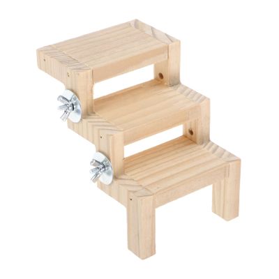 INOOMP Wooden Climbing Ladder for Bird Cages